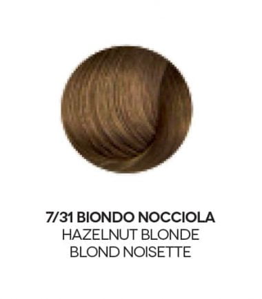 Hazelnut blond hair color