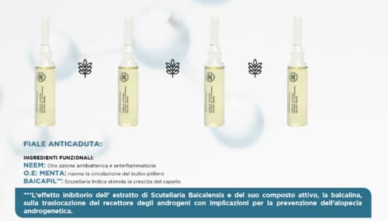 Fiale KIT ridensificante capelli anticaduta organics pharm