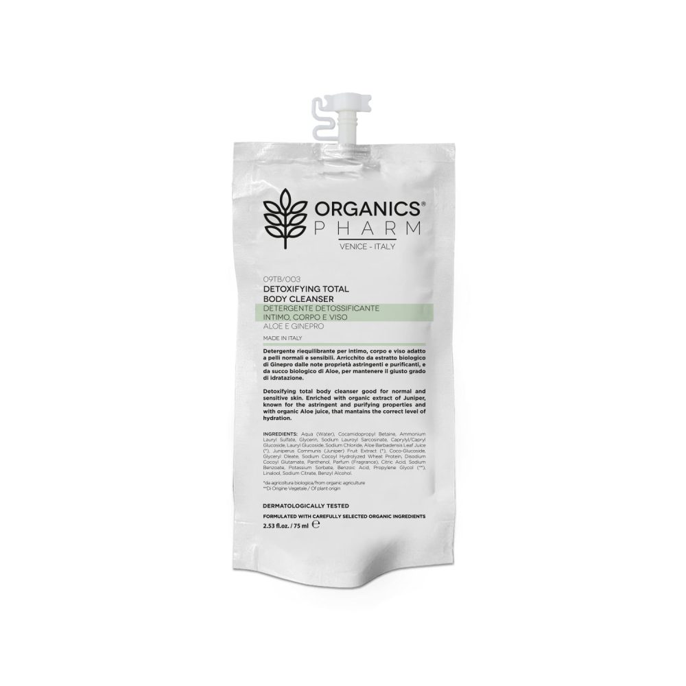 DETOXIFYING TOTAL BODY CLEANSER organics pharm minitaglia 75 ml