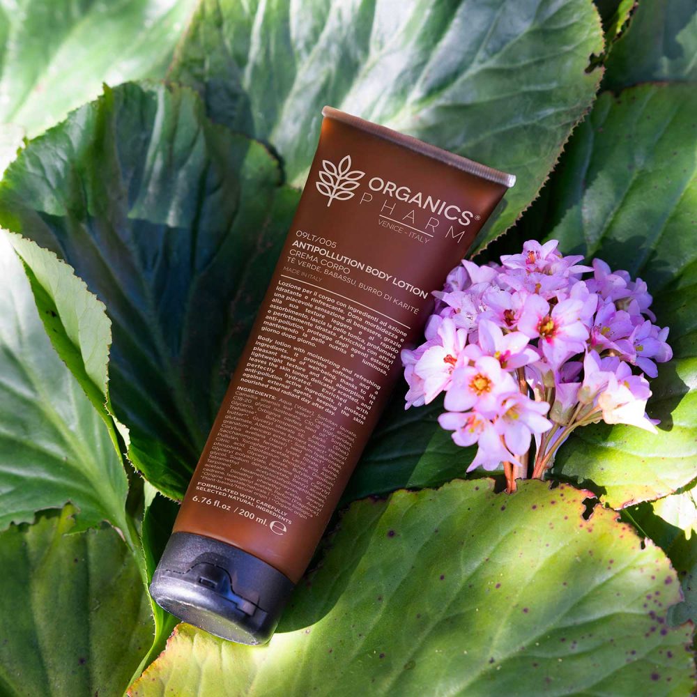 antipollution body lotion organics pharm
